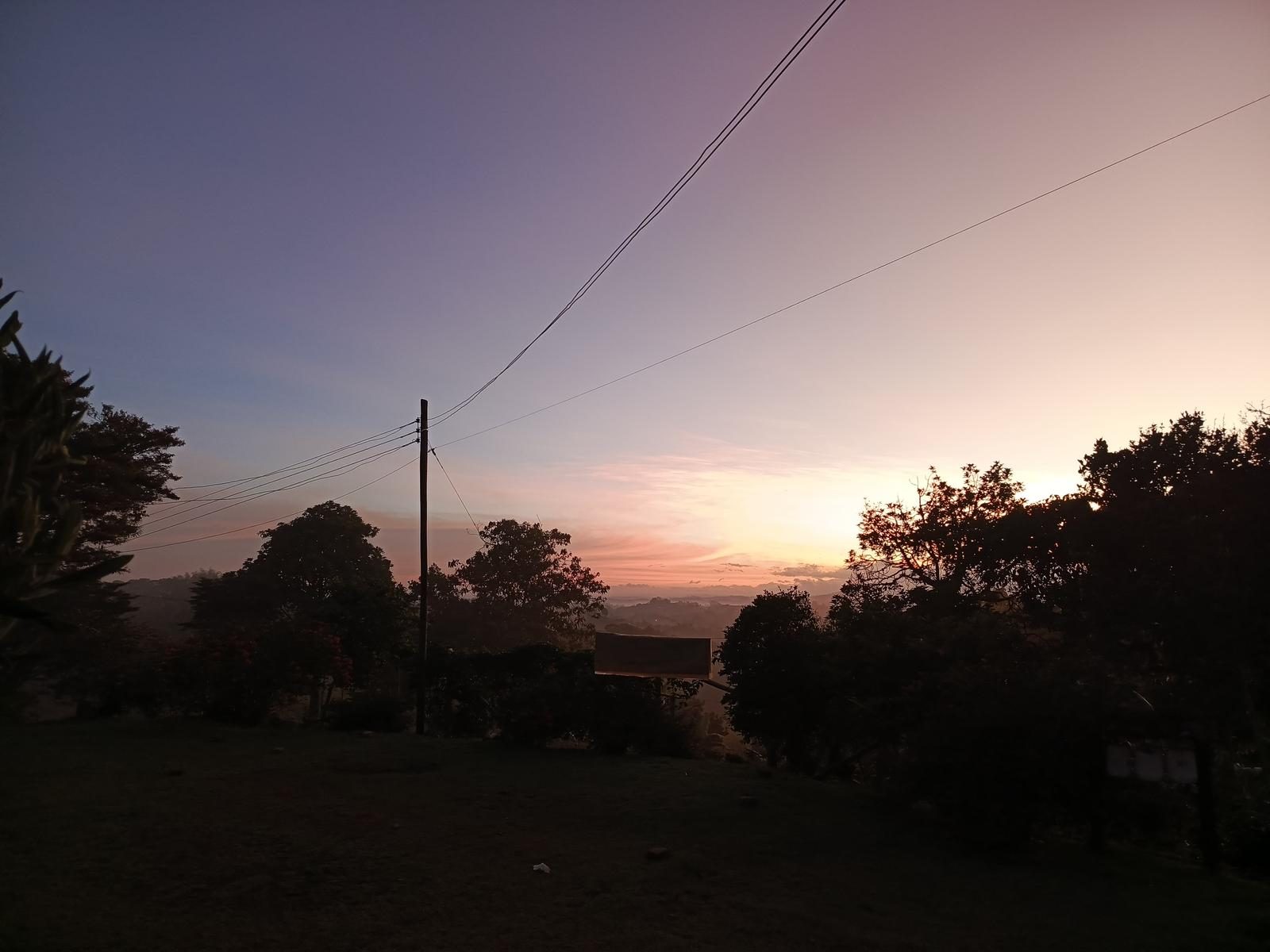 Atardecer en las montañas del Cauca